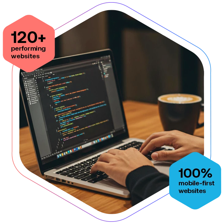 Custom-built websites that perform, scale, and convert with our website design and development services
