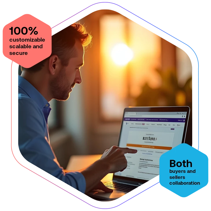 Online auction platform for auctioneers and bidders